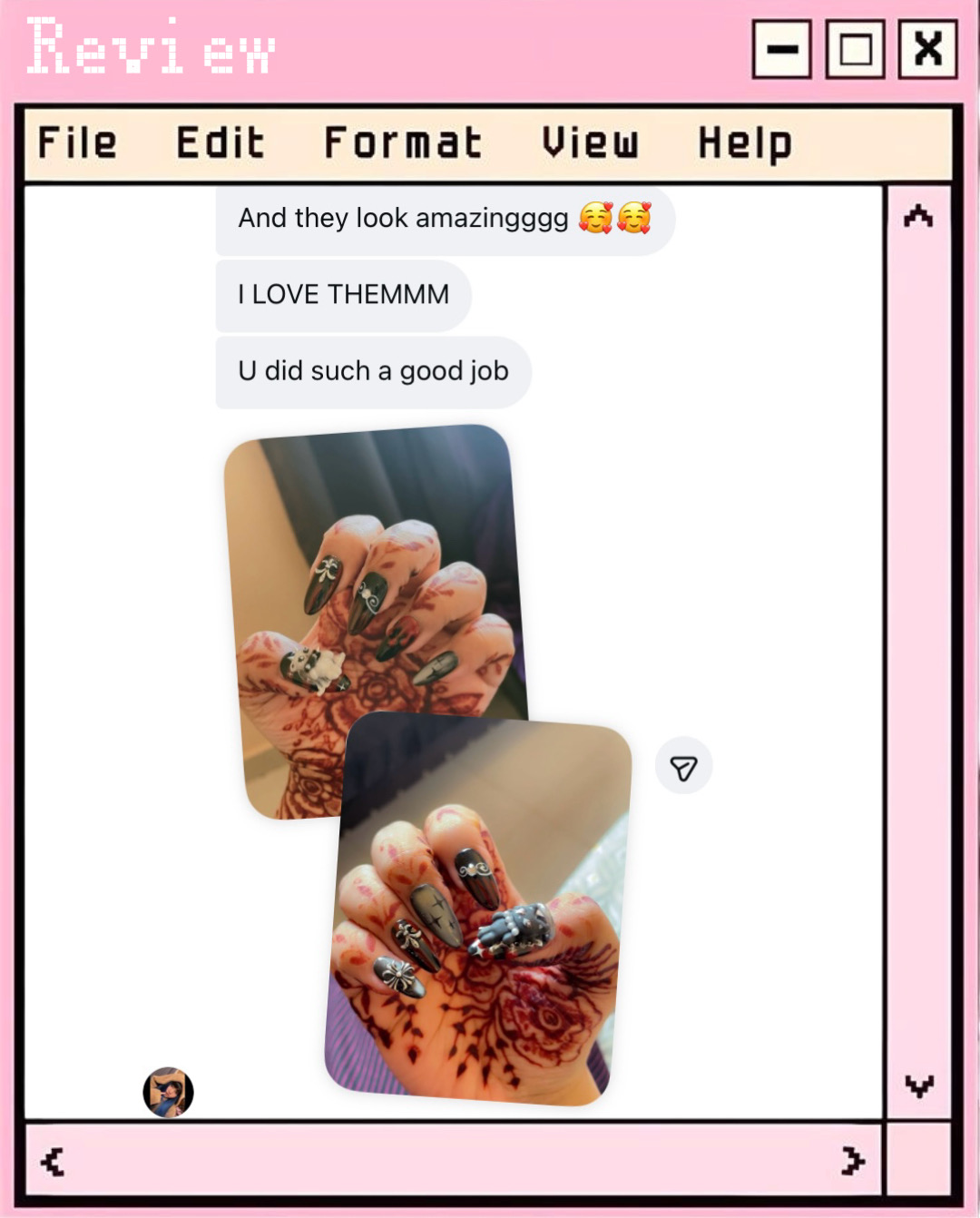 Customer review photo 1